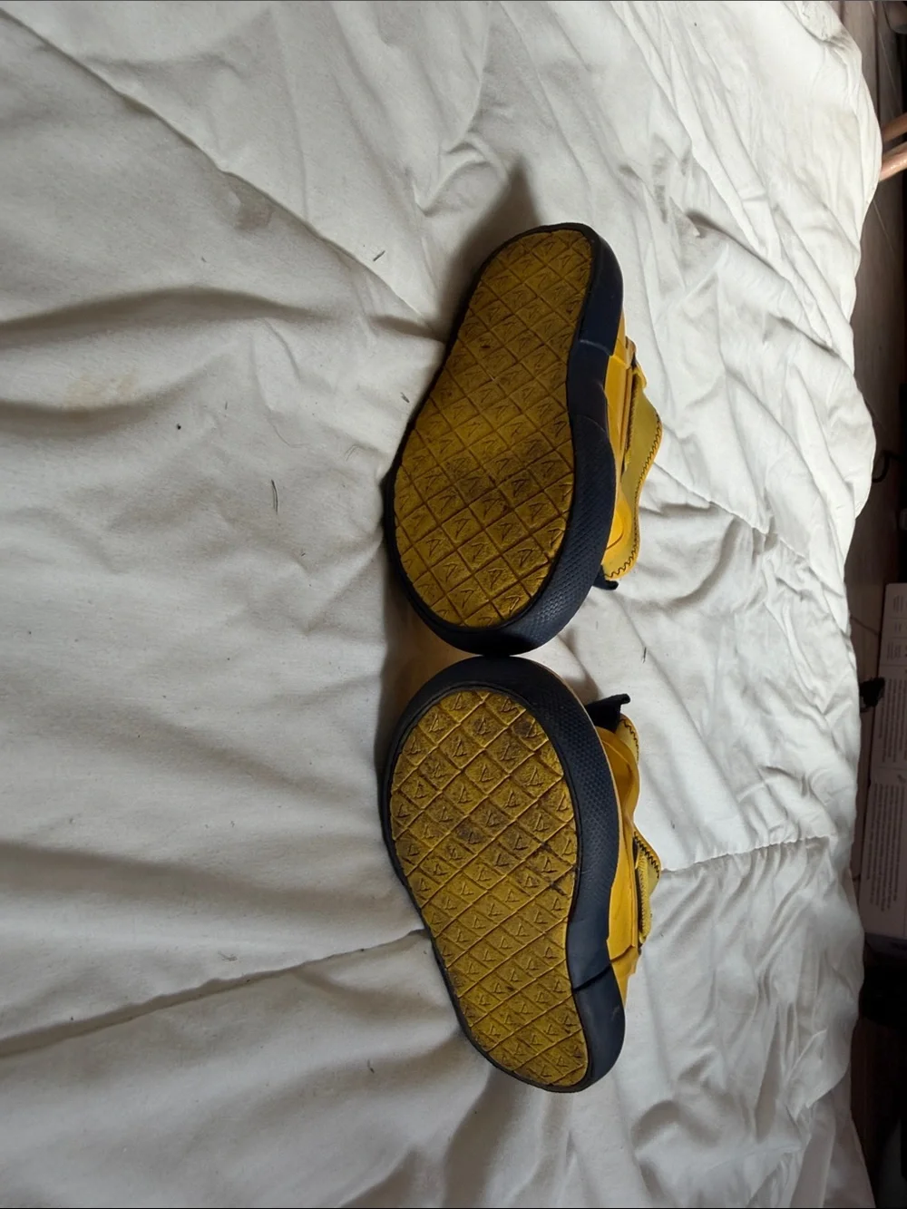 Sperry Yellow and Navy Kids Rain Boots